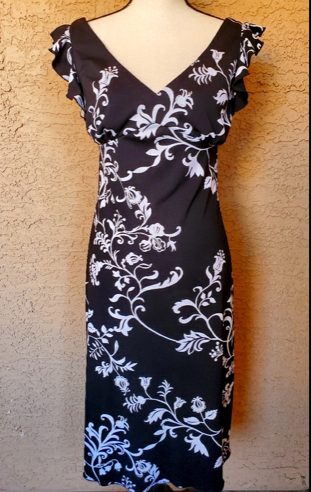 DBY Dress Medium black and white